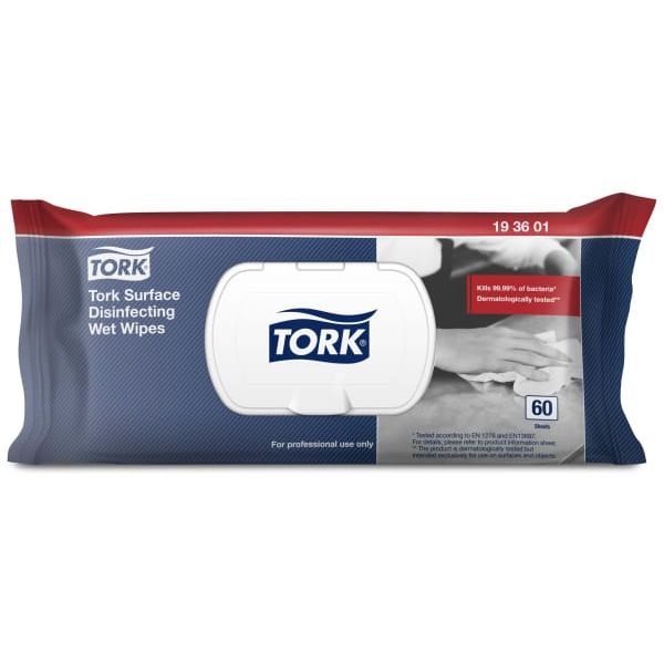 Desinfeksjon overflate Tork Wet Wipes