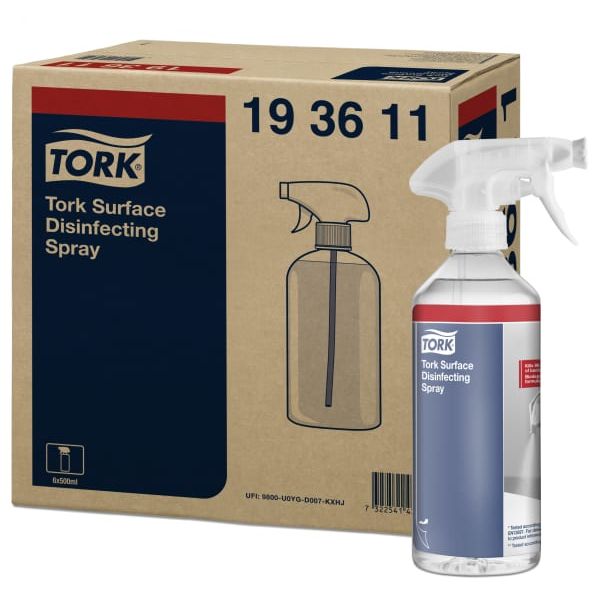 Desinfeksjon overflate Tork Spray 500ml