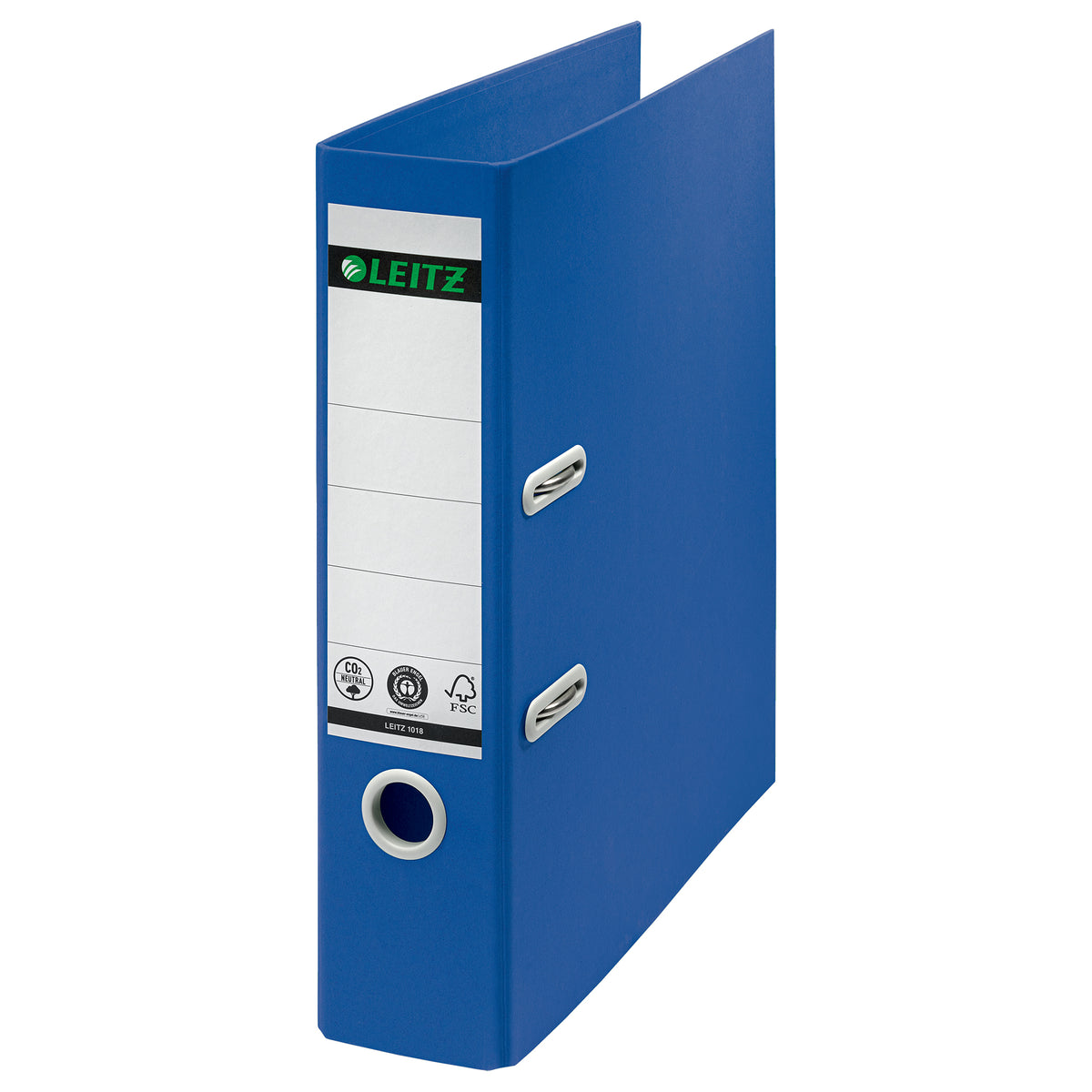 Brevordner Leitz Recycle A4 80mm Blå