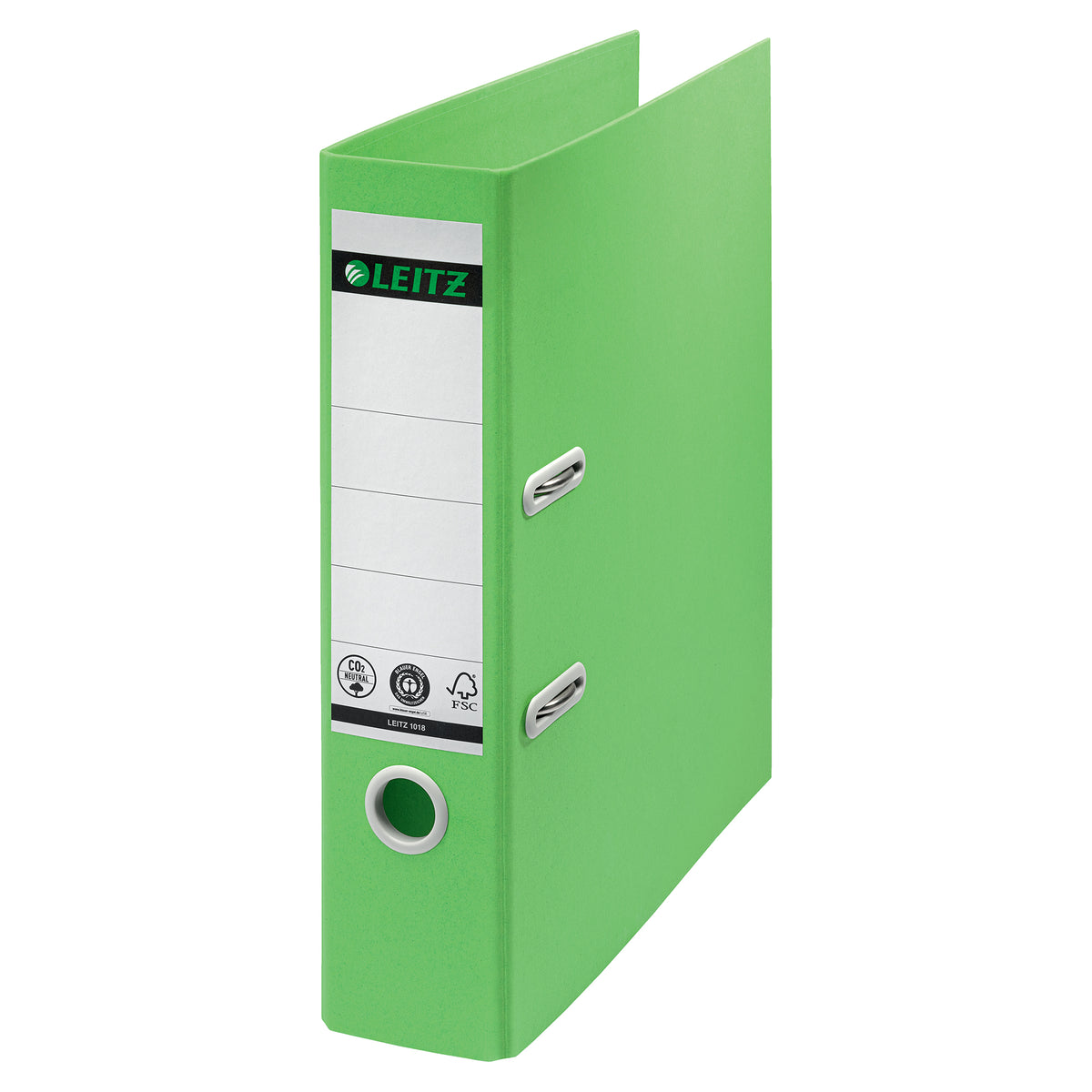 Brevordner Leitz Recycle A4 80mm Grønn