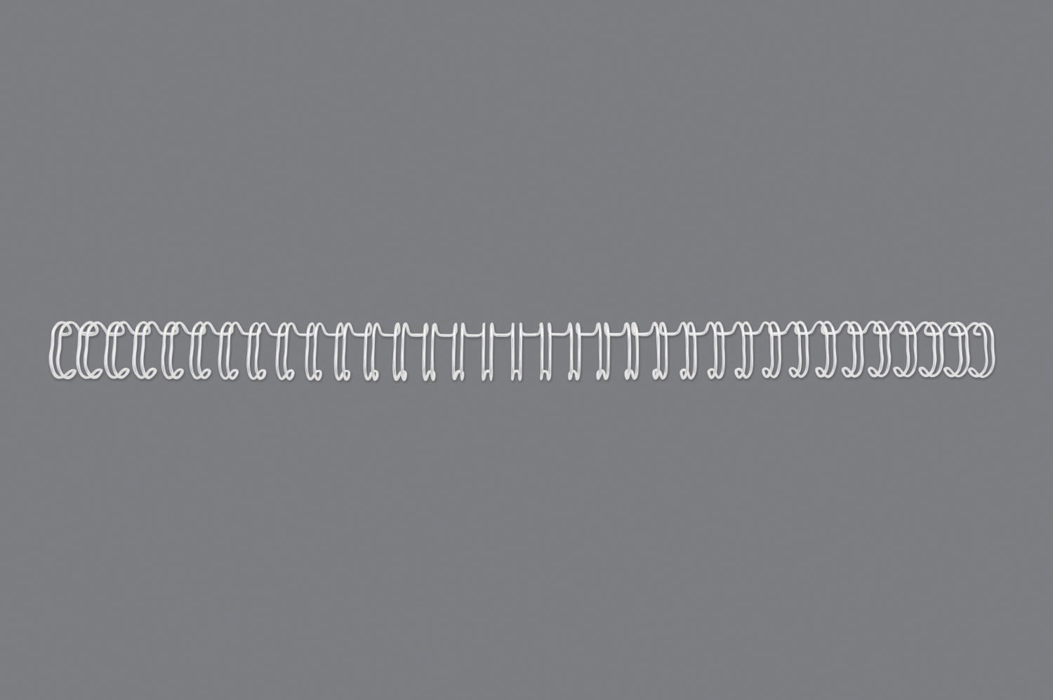 Metallspiral GBC 3:1 NO4 6mm A4 Hvit