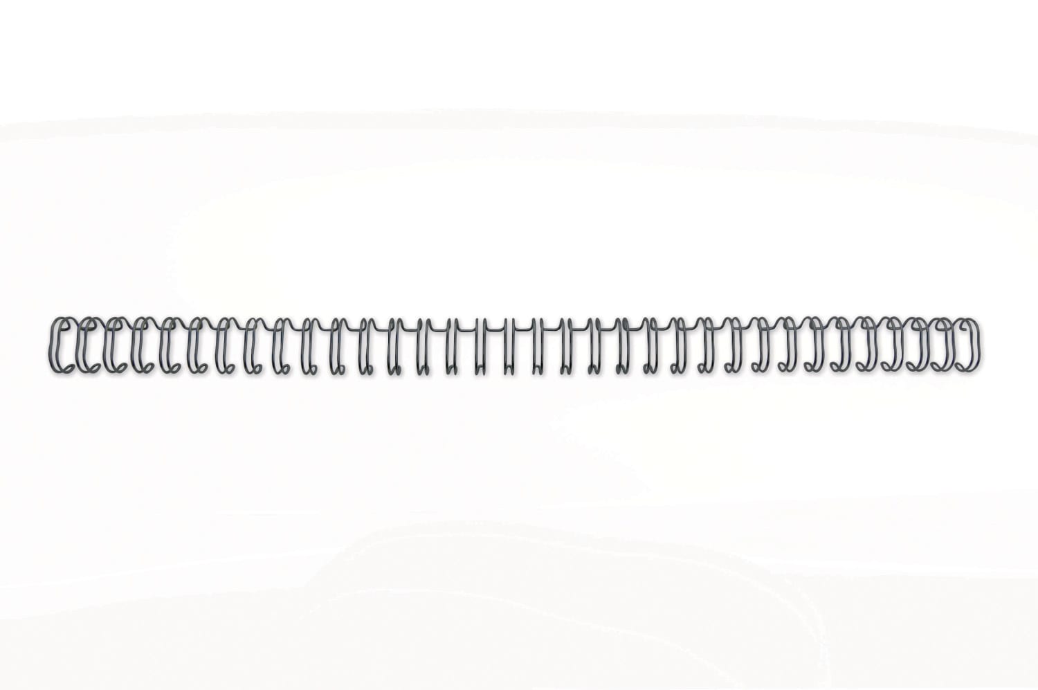 Metallspiral GBC 3:1 NO7 11mm A4 Sort