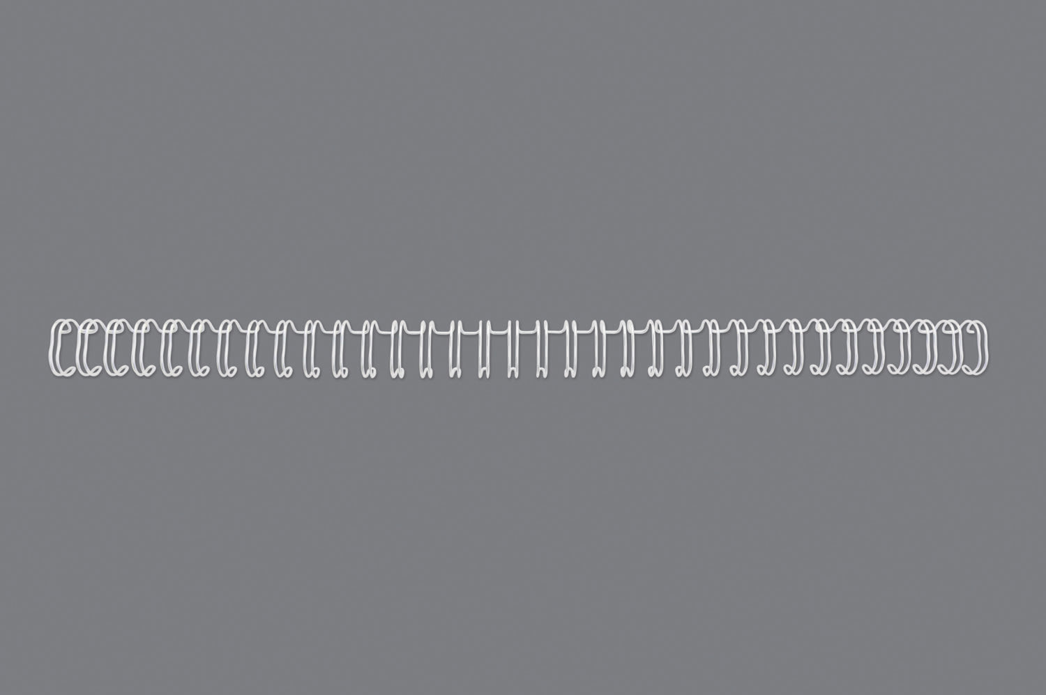 Metallspiral GBC 3:1 NO9 14mm A4 Hvit