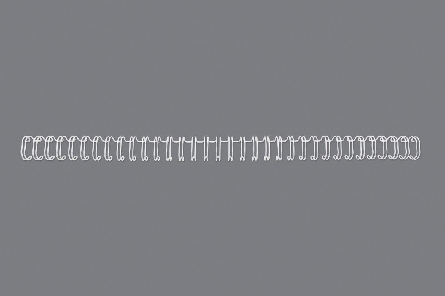 Metallspiral GBC 3:1 NO4 6mm A4 Hvit