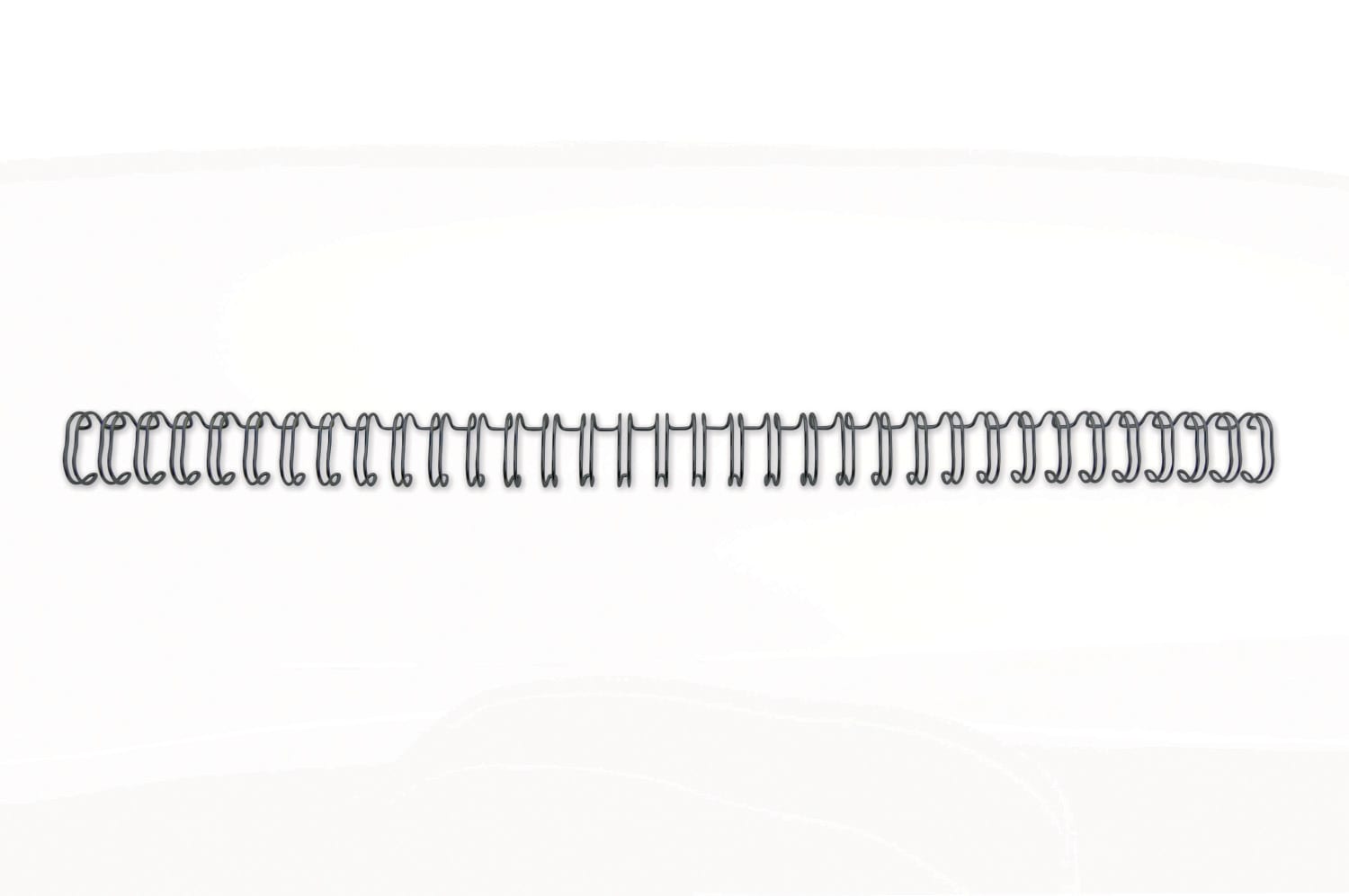 Metallspiral GBC 3:1 NO6 9.5mm A4 Sort