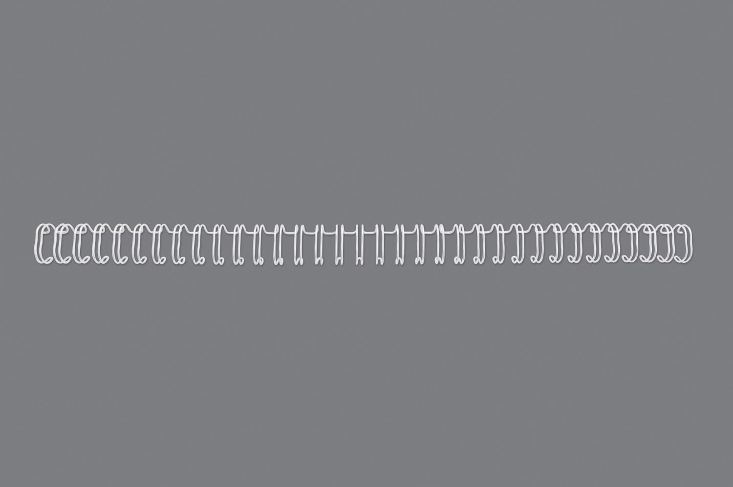 Metallspiral GBC 3:1 NO6 9.5mm A4 Hvit