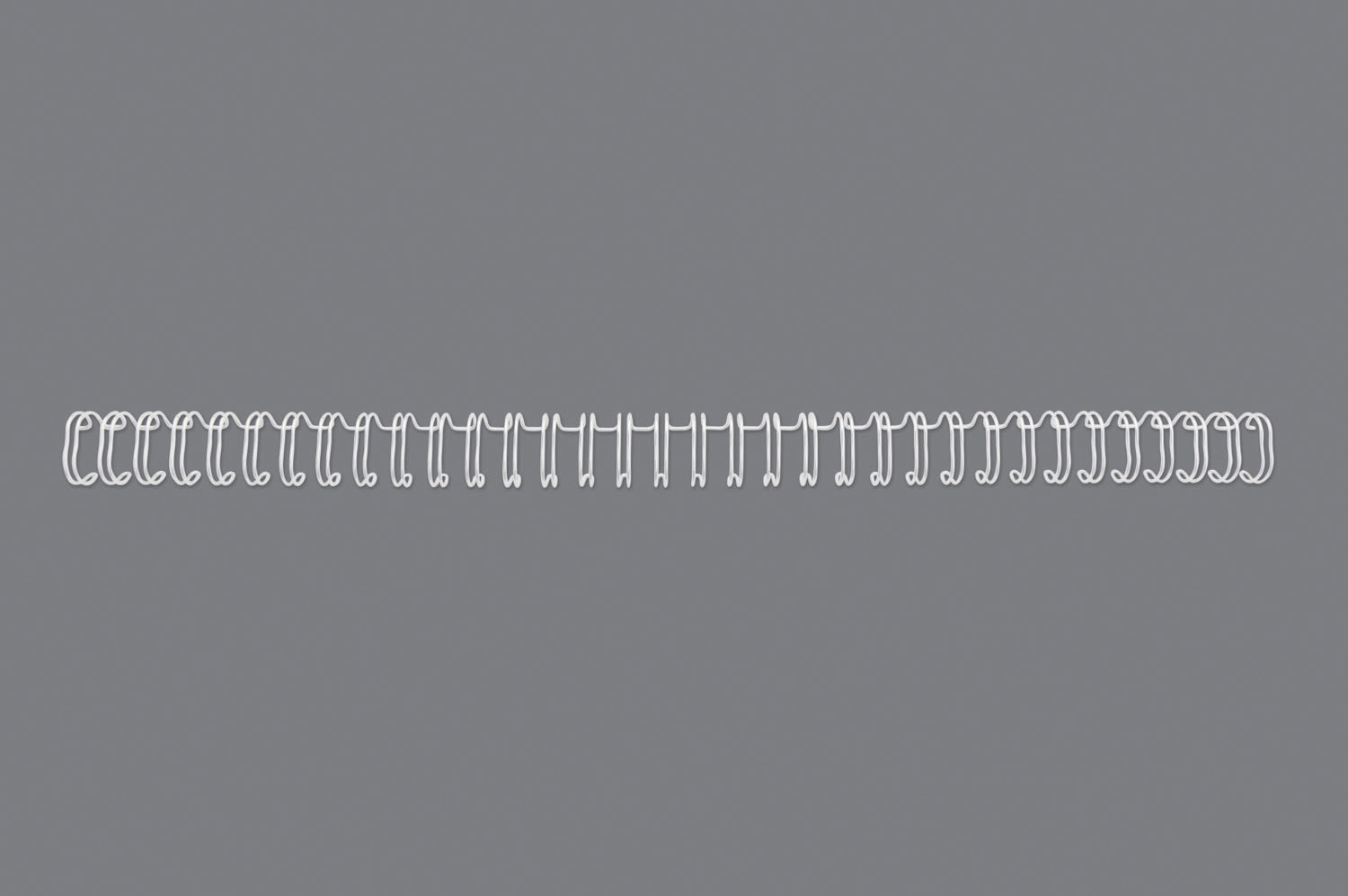 Metallspiral GBC 2:1 NO12 19mm A4 Hvit