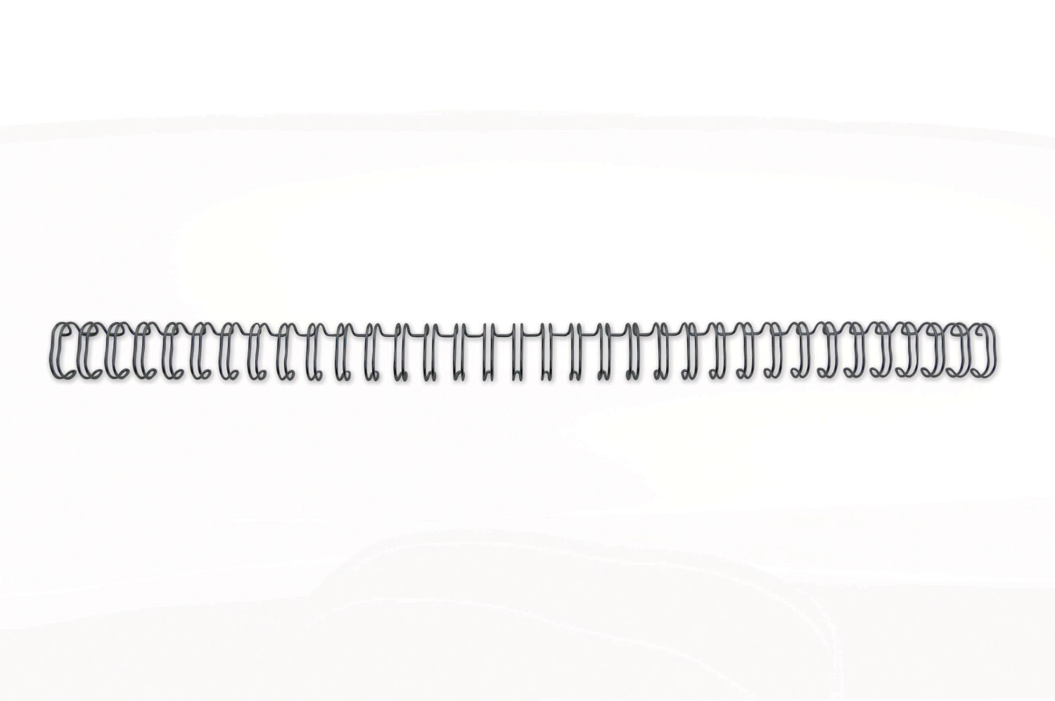 Metallspiral GBC 2:1 NO16 25mm A4 Sort