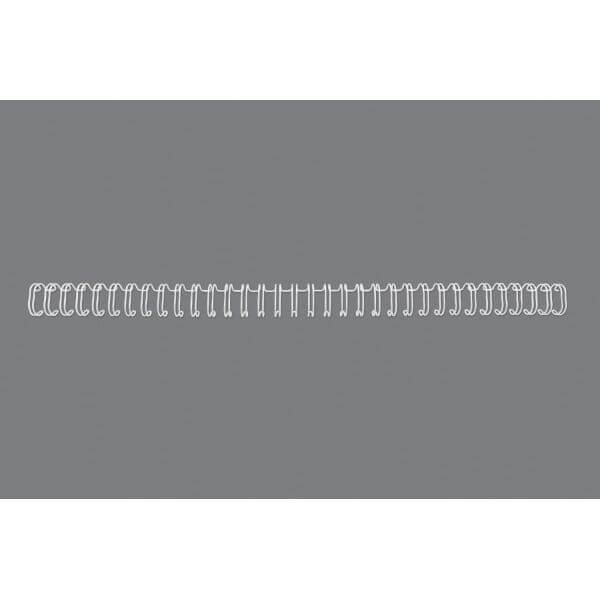 Metallspiral GBC 2:1 NO16 25mm A4 Hvit
