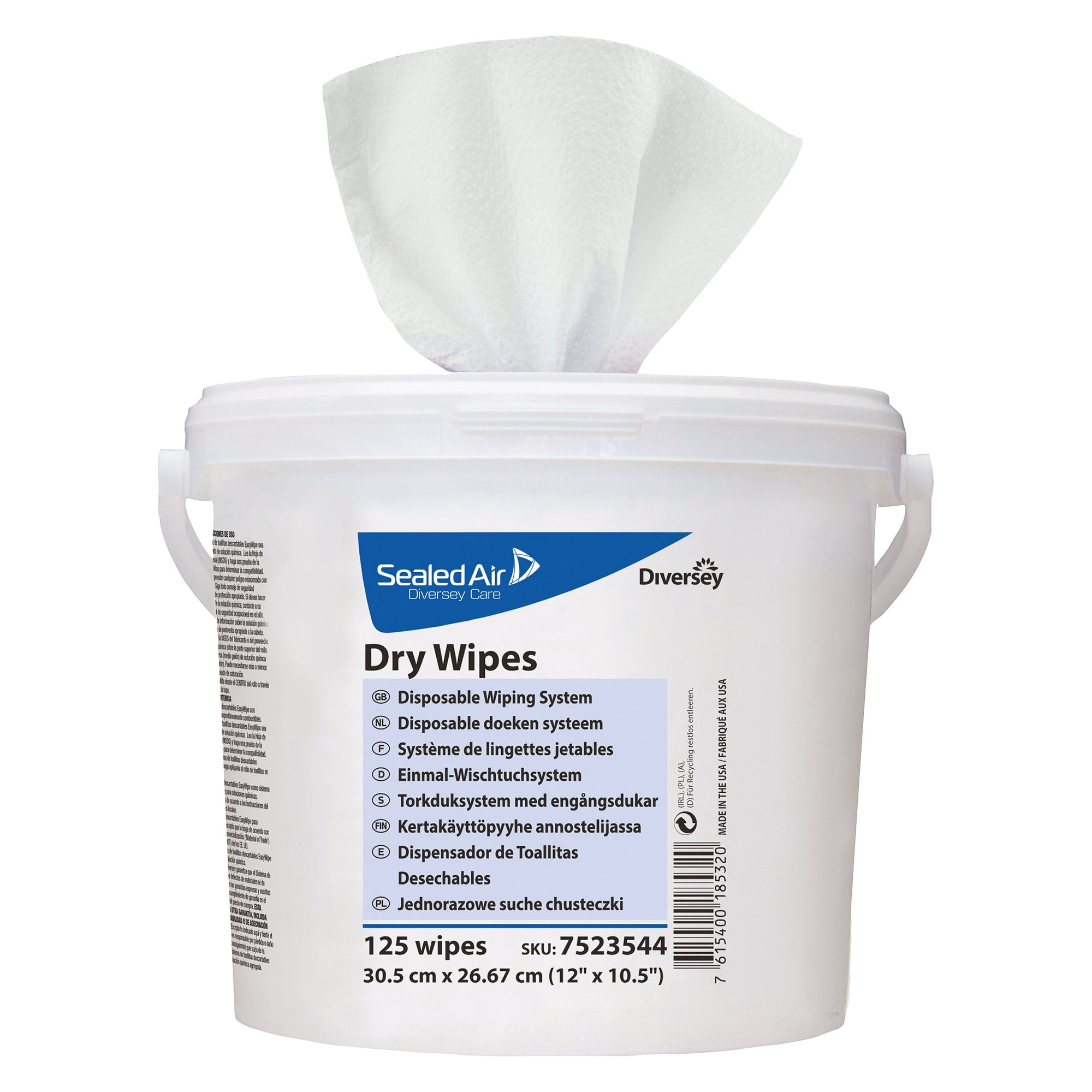 Desinfeksjon Dry Wipes (125)