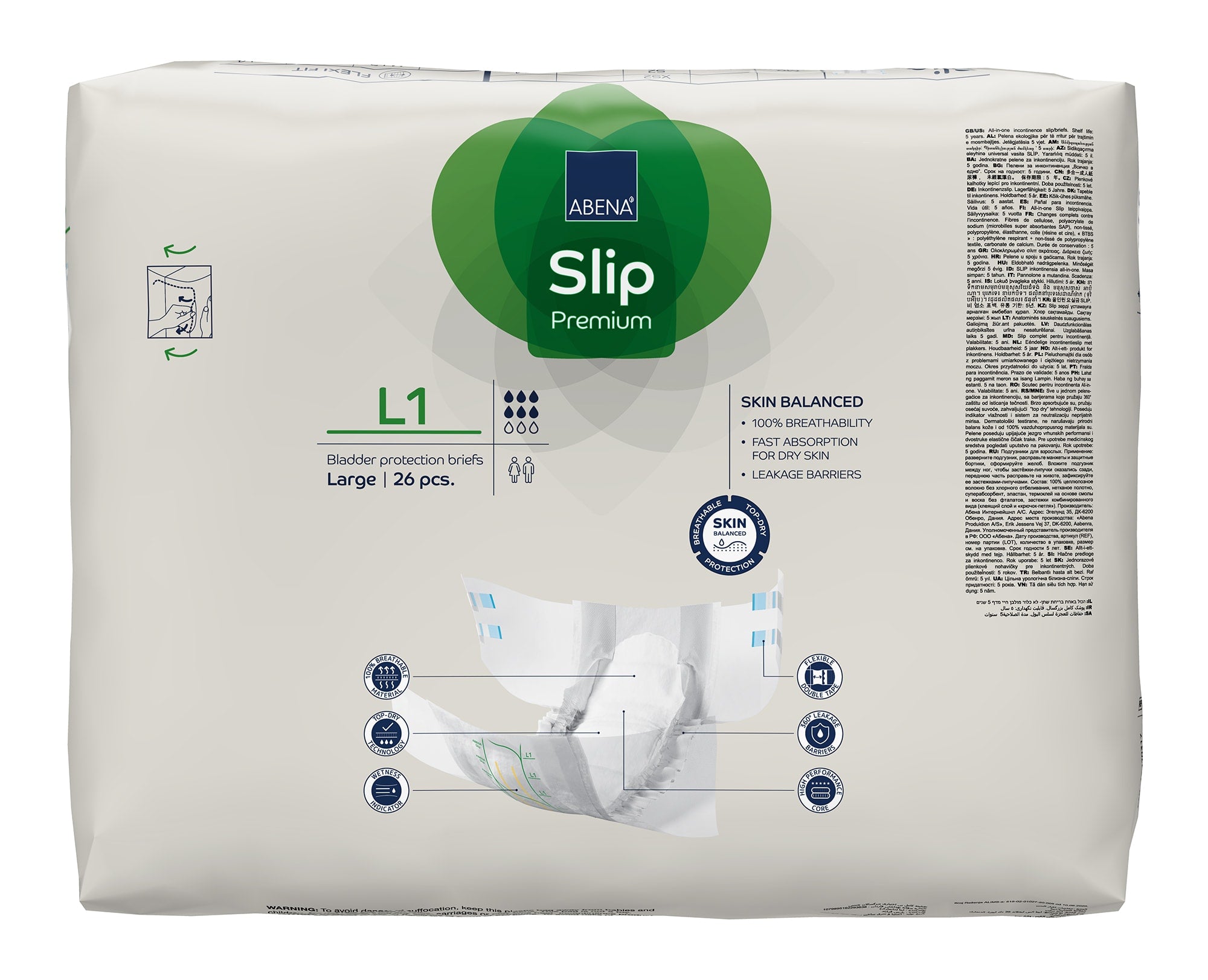 Bleie Abena Slip L1, Premium