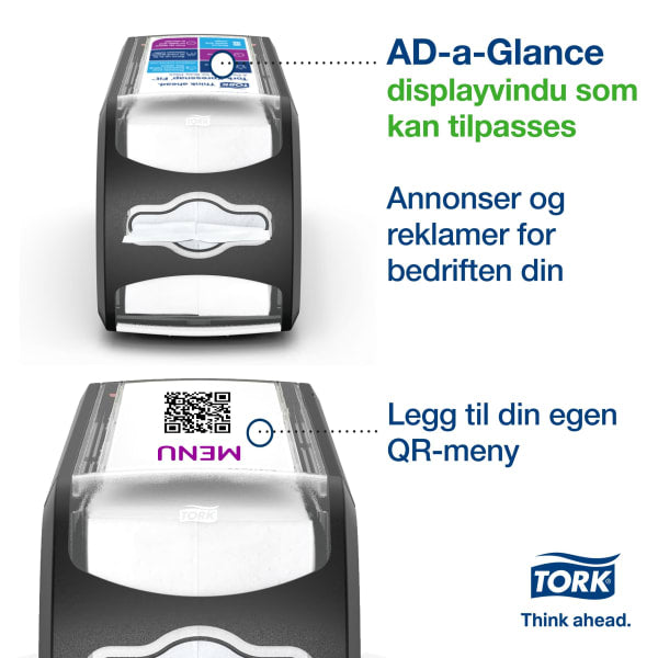 Dispenser Tork disk Xpresssnap sort N14