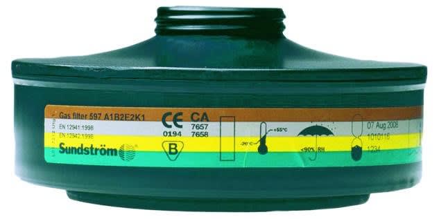 Gass- og dampfilter SR597 A1B2E2K1