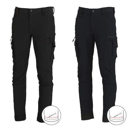 Bukse Service Stretch sort strl. D120