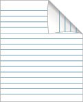 Arbeidsbok 17x21 linjert 11,5mm