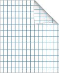 Arbeidsbok 17x21 rutet 11x18mm
