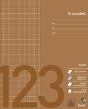 Arbeidsbok 17x21 rutet 10x10mm