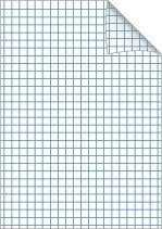 Arbeidsbok A4 rutet 10x10mm