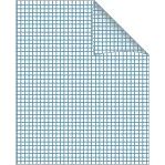 Skrivebok 17x21 rutet 5x5mm