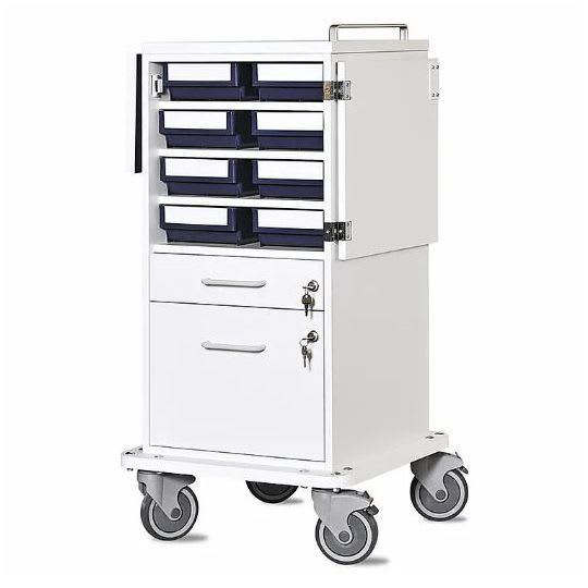 Medisinvogn BM2, 8 bokser