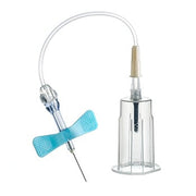 Veneprøvesett m/holder 23G, 10 cm blå