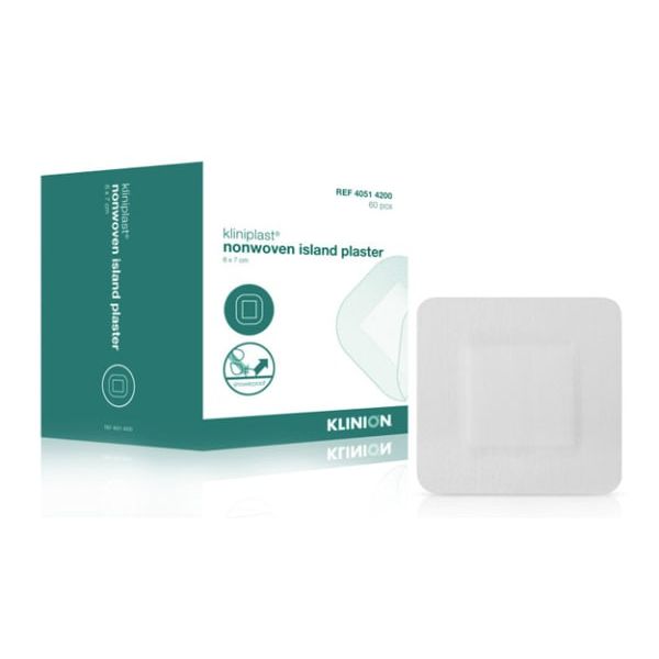 Bandasje Kliniplast m/pad 6x7cm steril