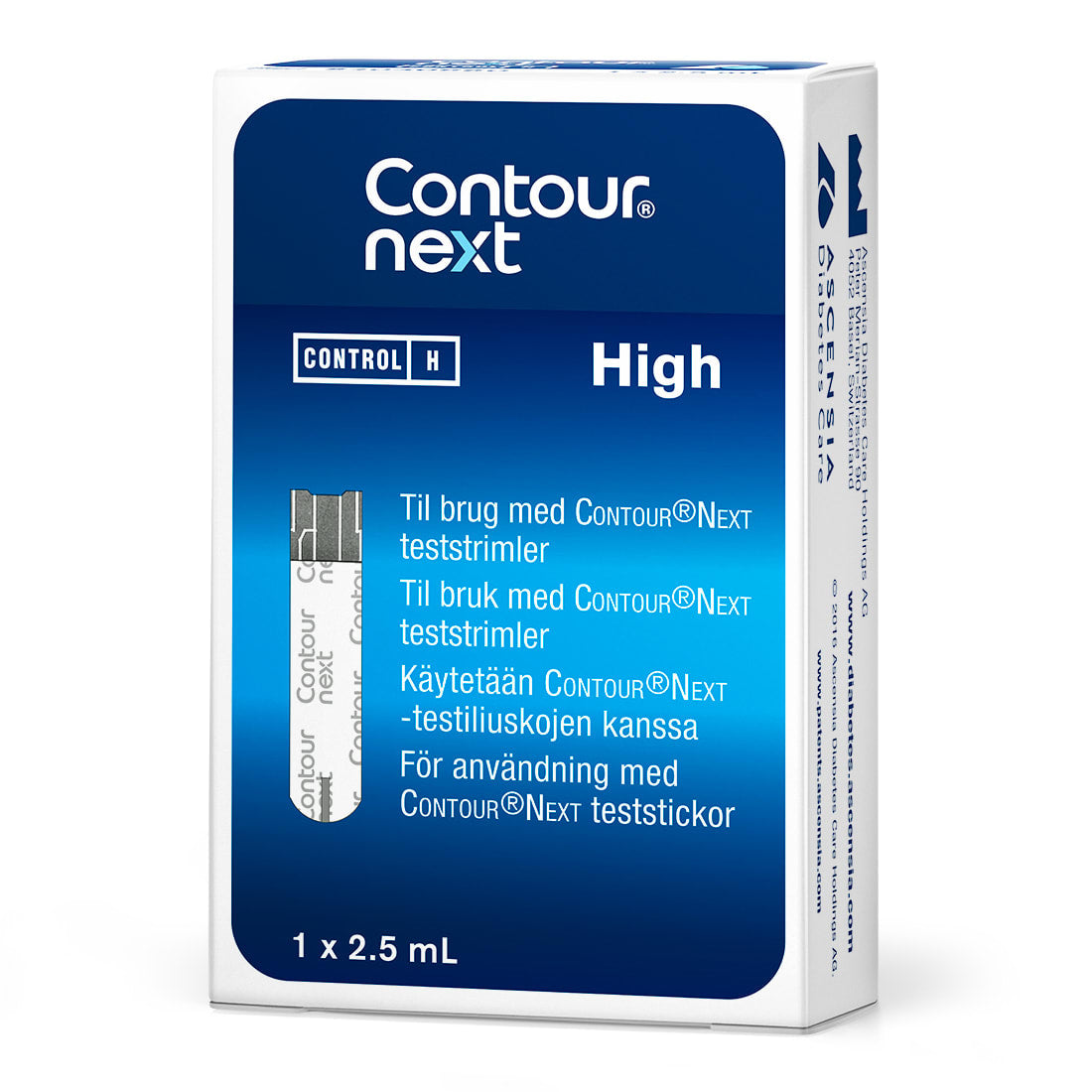 CONTOUR® NEXT høy kontroll, 2,5 ml