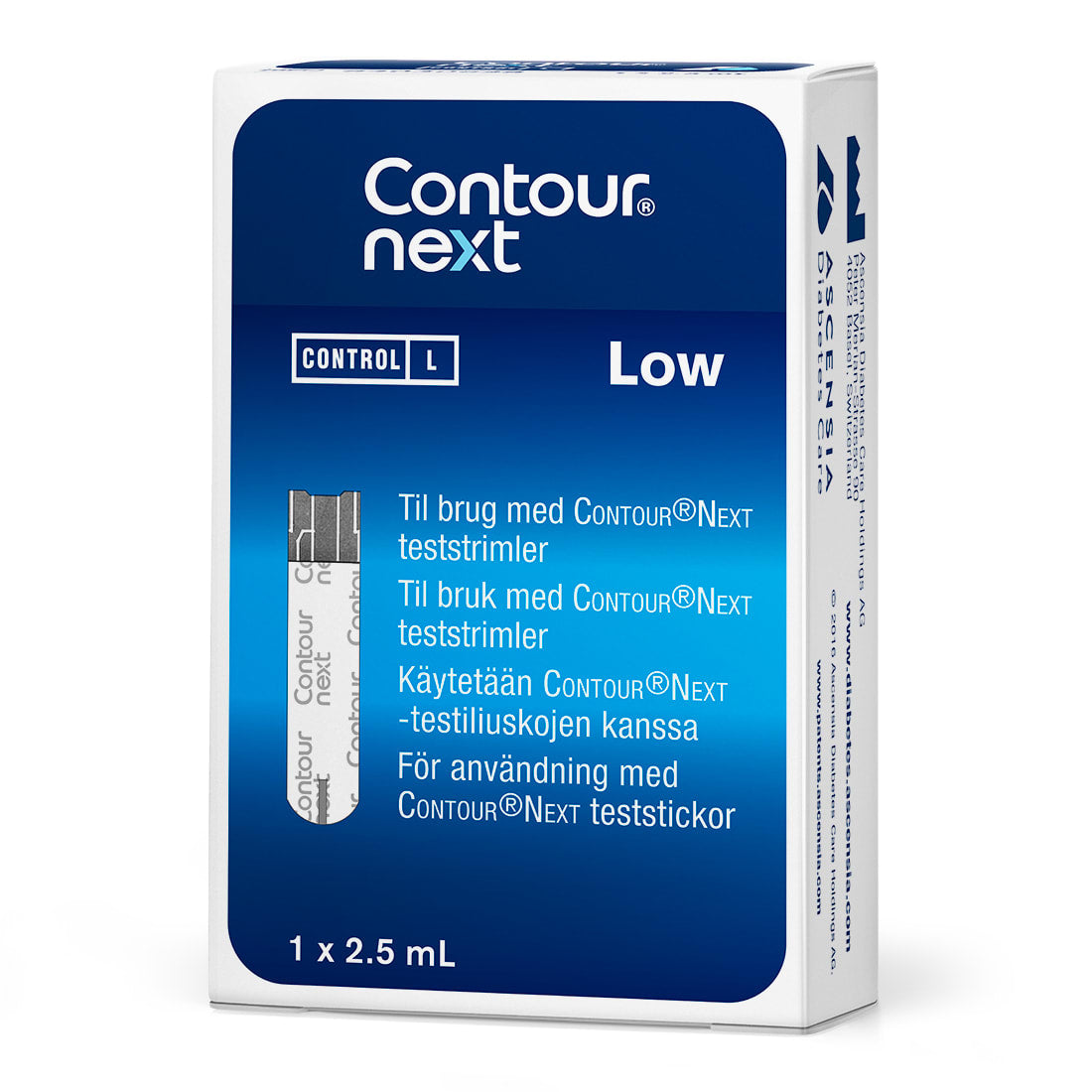 CONTOUR® NEXT lav kontroll, 2,5 ml.
