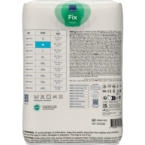 Truse Abena Fix Pants Super m/ben M