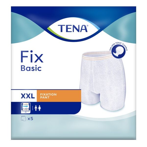 Truse TENA Fix Basic hvit m/ben XXL 5pak