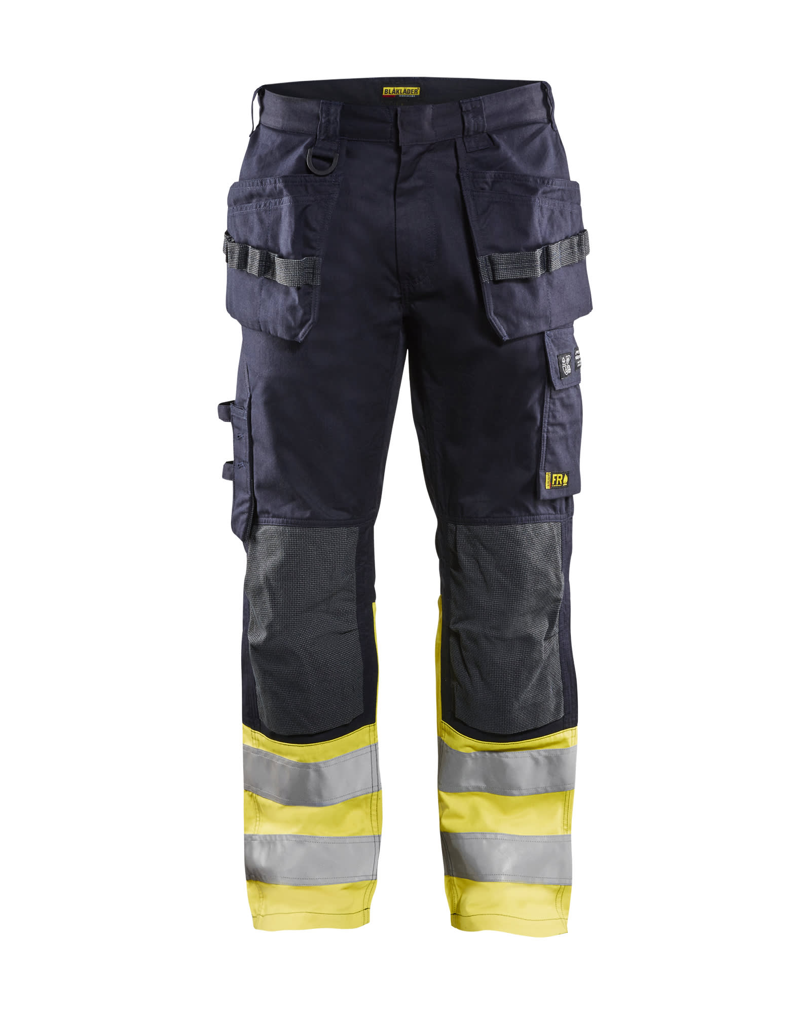 Bukse multinorm inherent m.blå/gul C50