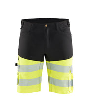 Shorts varsel stretch svart/gul C60