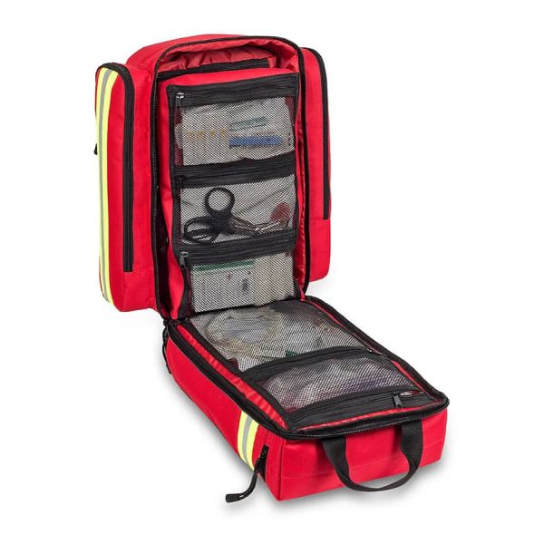 Akutt- og hjemmesykepleiersekk, rød