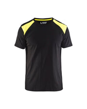 T-shirt svart/gul 2XL