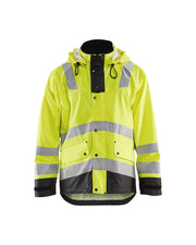 Jakke regn varsel L2 gul/svart S