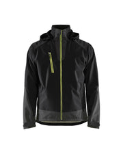 Jakke softshell svart/gul L