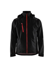 Jakke softshell svart/rød XS