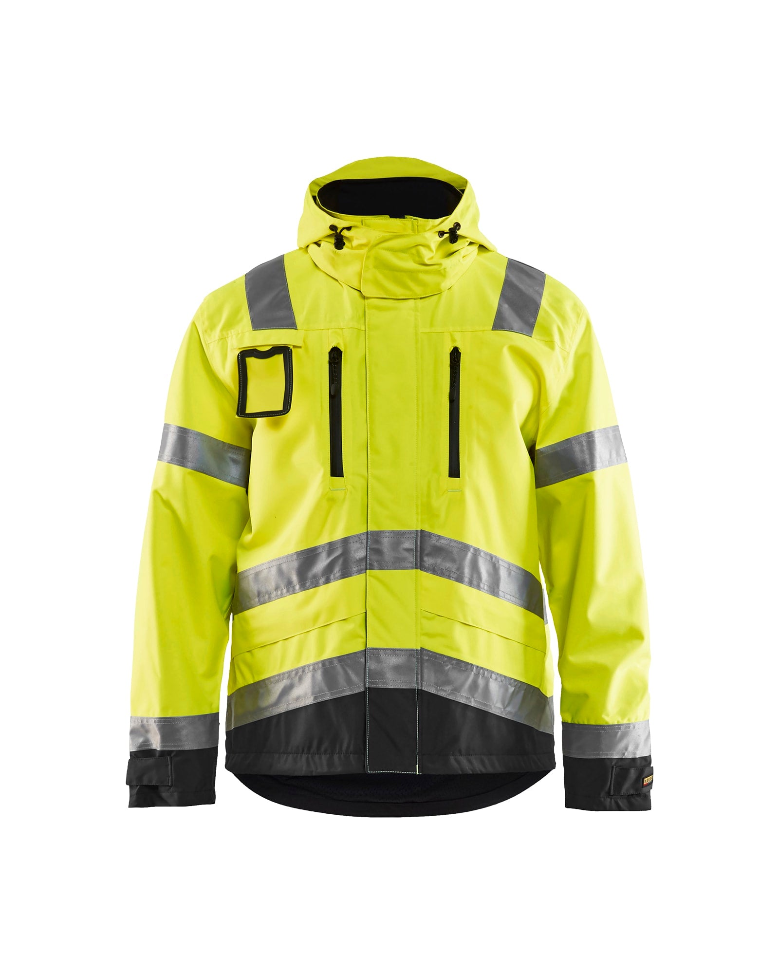 Jakke skall varsel gul/svart 2XL