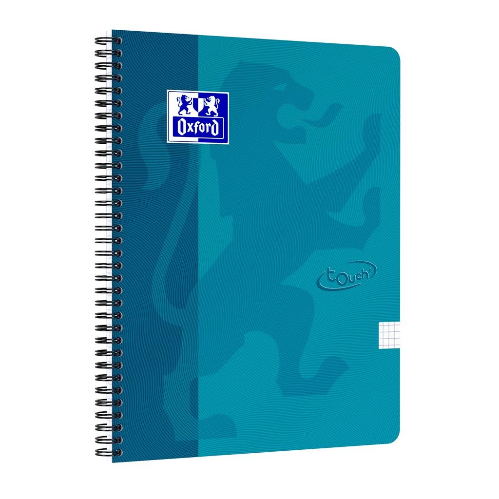 Notatbok Oxford Touch A4 rutet turk