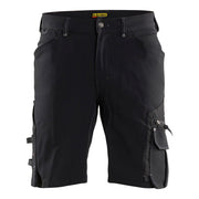 Shorts håndverker 4-stretch svart C60