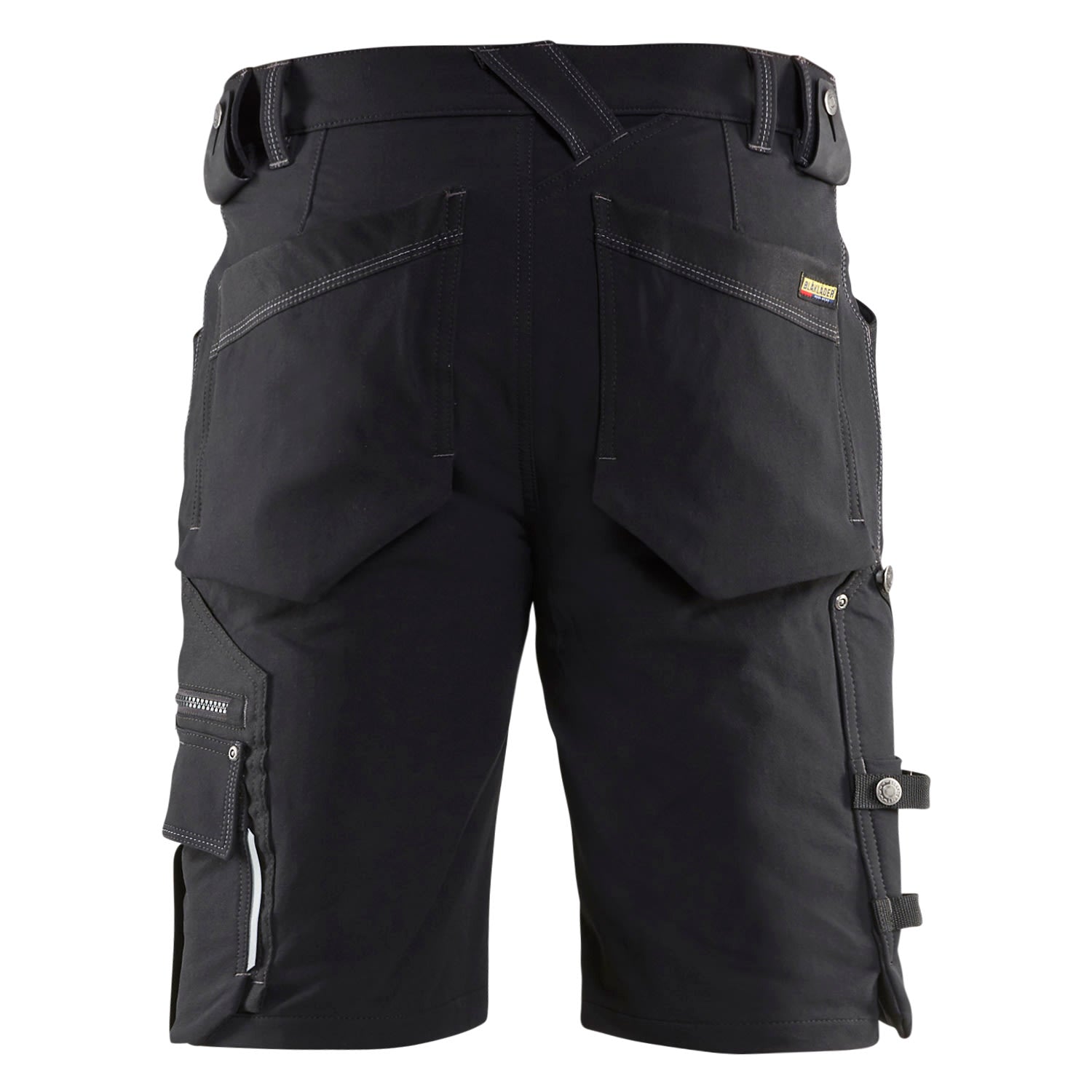 Shorts håndverker 4-stretch svart C60