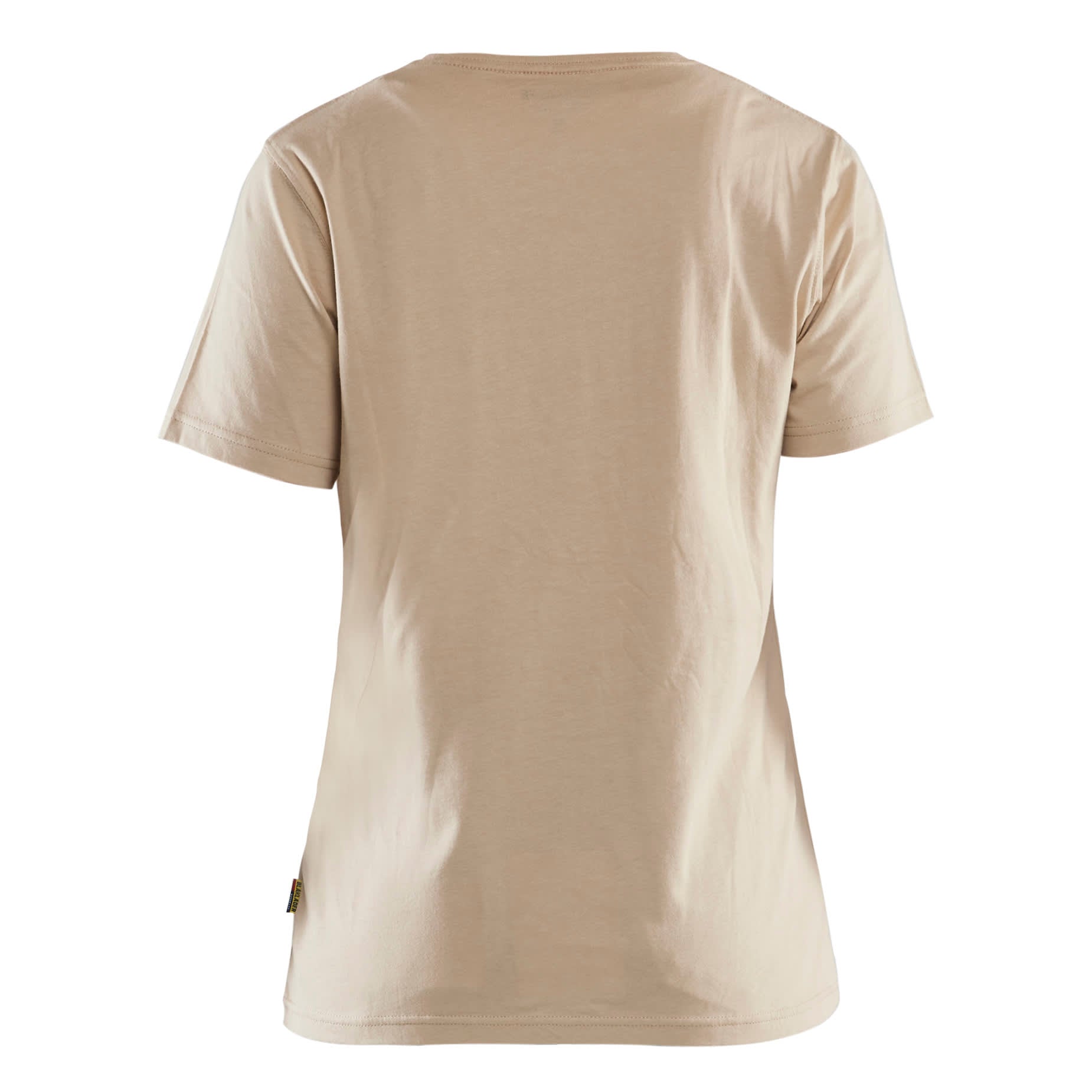 T-shirt dame 3D-print beige limited XS
