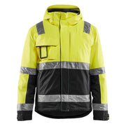 Jakke vinter varsel sort/gul 6XL