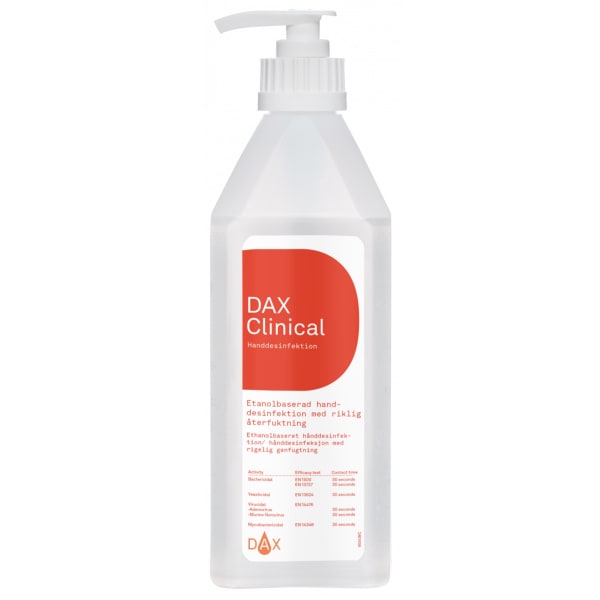 Desinfeksjon hånd DAX Clinical 600ml