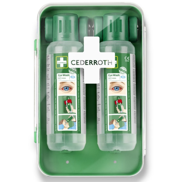 Øyedusjkabinett Cederroth m/2stk øyedusj