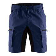 Shorts Service Stretch m.blå/sort C48