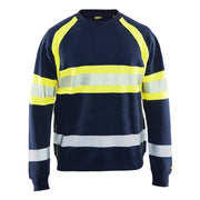 Genser college varsel m.blå/gul 6XL