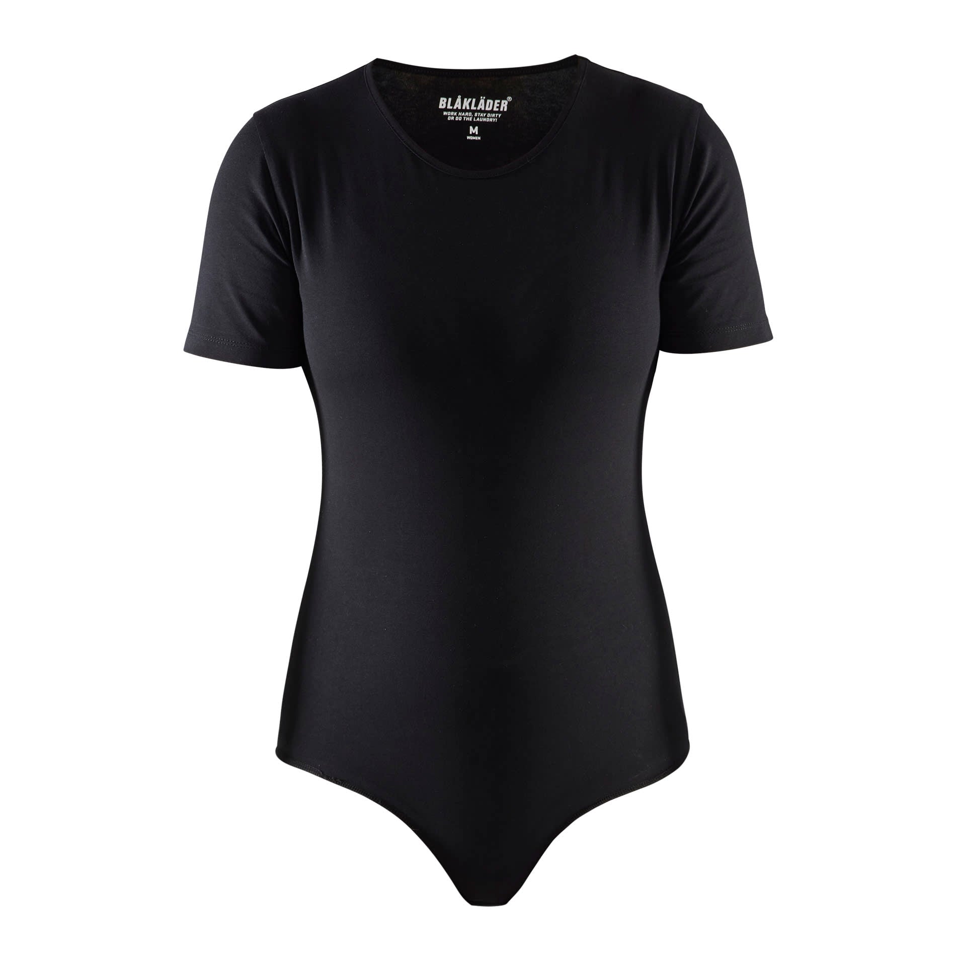 Body kortarmet sort XL
