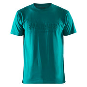 T-shirt 3D-print blågrønn XS