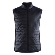 Vest UNITE vattert m.blå/sort XS
